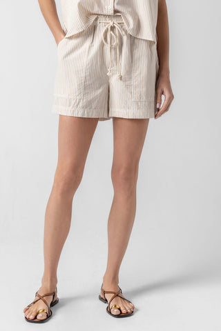 Striped Pocket Short