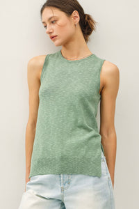 Knit Tank Spruce