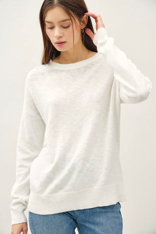 Slub Sweater Ivory