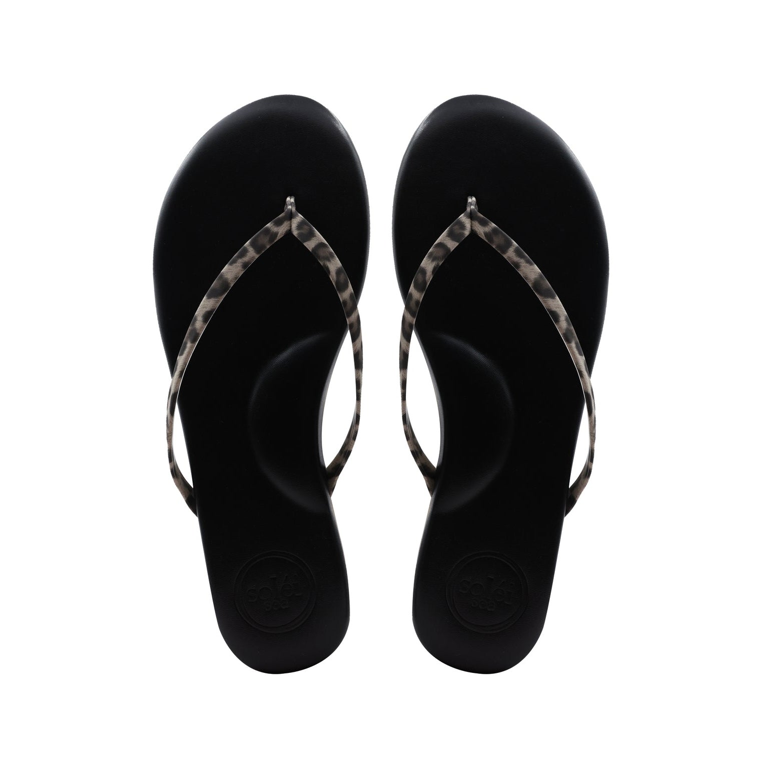 Indie Sandal Black Leopard