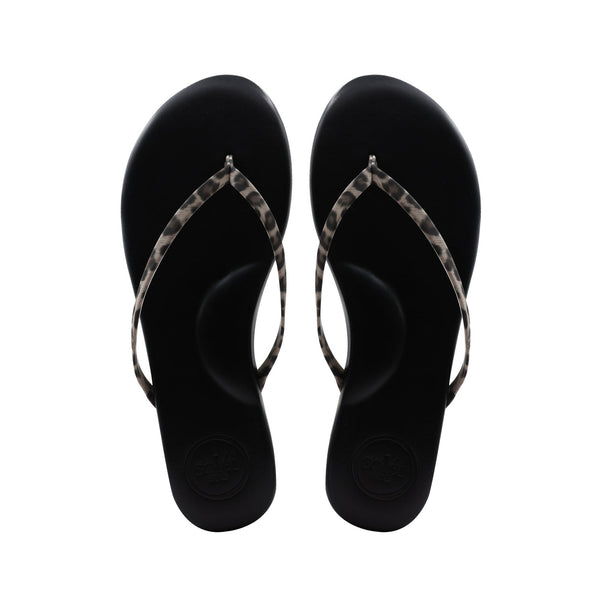 Indie Sandal Black Leopard