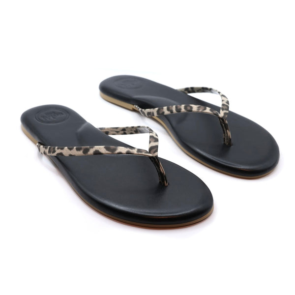 Indie Sandal Black Leopard