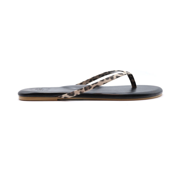 Indie Sandal Black Leopard