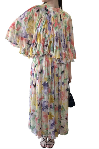 Pleated Gown