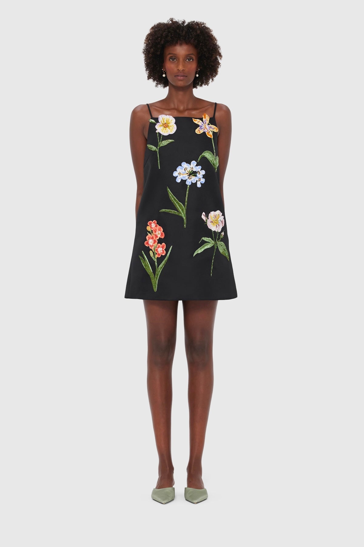 LEIA Embroidery Mini Dress