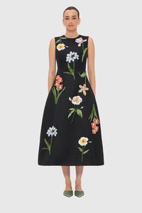 CLEO Embroidery MIDI  Dress