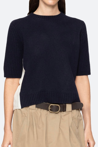 MALLORY Combo Knit Sweater