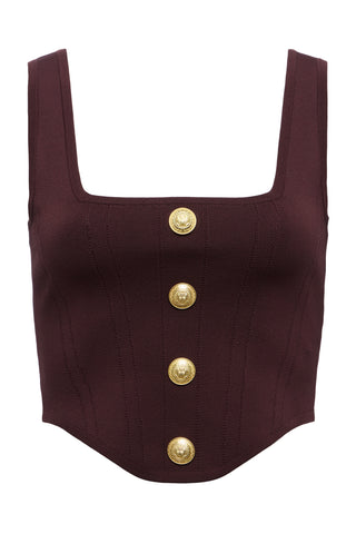 SAGA Square Neck Knit Top