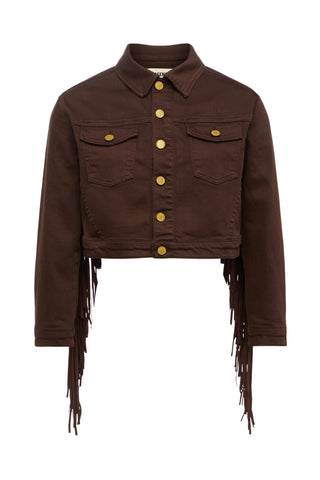 KODA Crop Fringe Jacket
