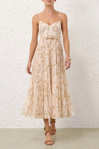 Sunray Pleated Picnic Dress