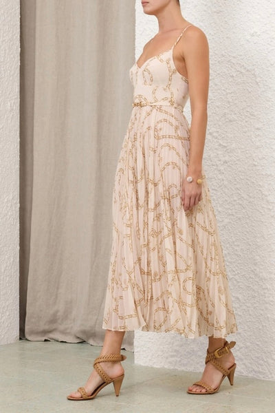 Sunray Pleated Picnic Dress