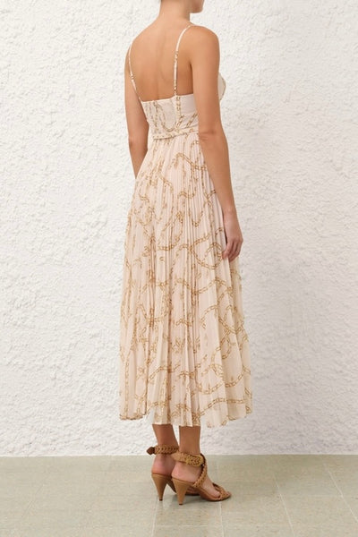 Sunray Pleated Picnic Dress