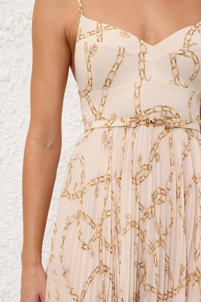 Sunray Pleated Picnic Dress