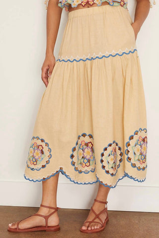 MELINDA Embellished Skirt