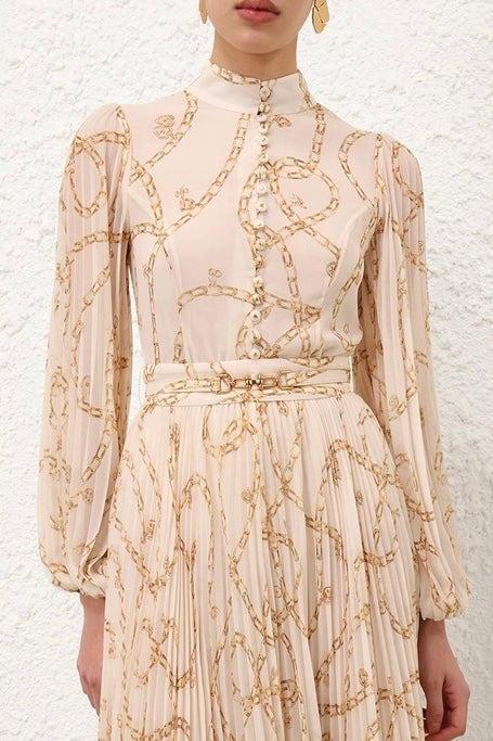 Sunray Pleated blouse