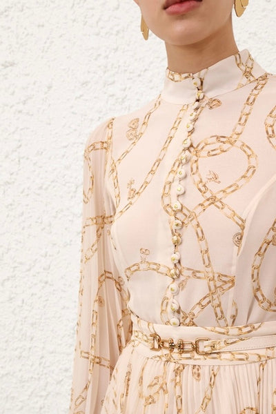 Sunray Pleated blouse