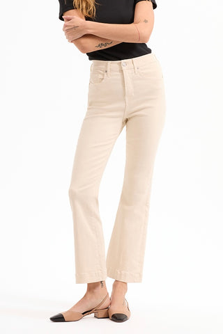 CARSON Ankle Flare Ecru