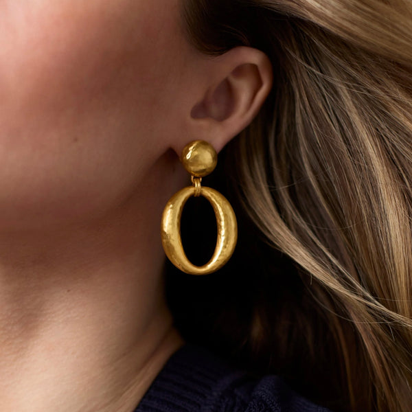 SOLARA Orbit Statement Earring Gold