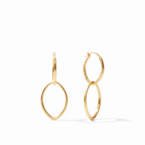 Fleur-De-Lis 2 in 1 Earring Gold