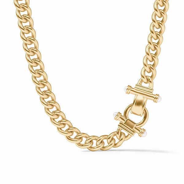 DOLCE Demi Link Necklace Pearl