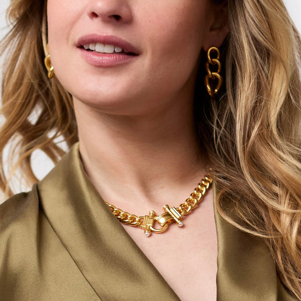 DOLCE Demi Link Necklace Pearl