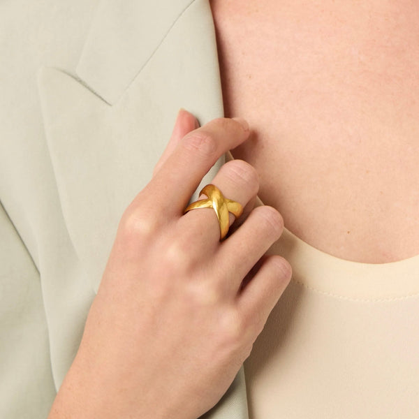 CATALINA X Ring GOLD
