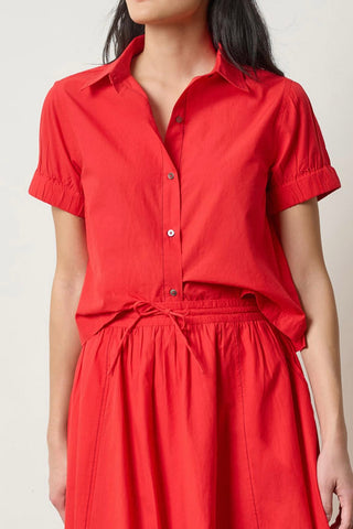 Elastic Cuff Button Down
