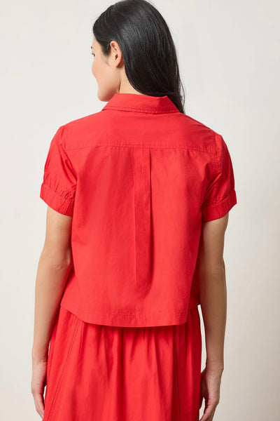 Elastic Cuff Button Down