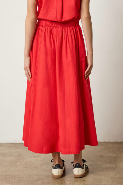 Paneled Maxi Skirt
