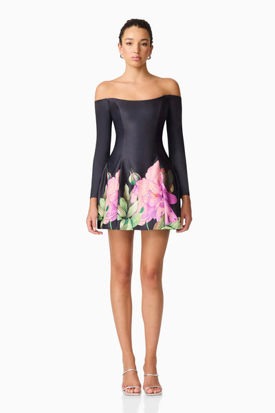 AZELIE Off Shoulder Mini Dress