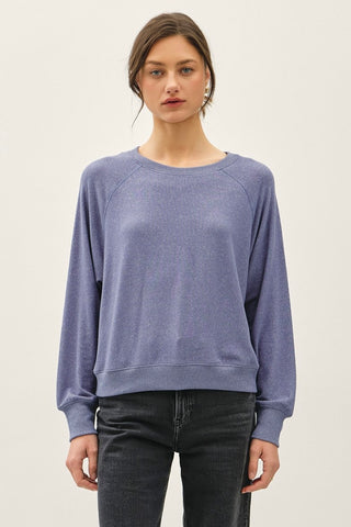 Raglan Sleeve Top Denim