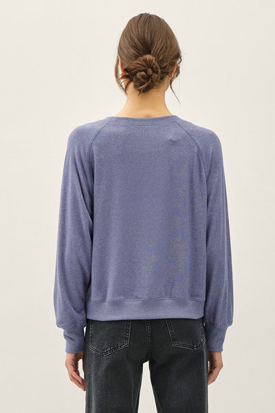 Raglan Sleeve Top Denim