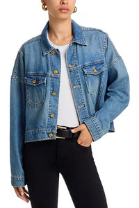 VIANNEY Hi-Lo Crop Jacket
