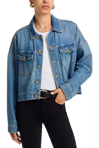 VIANNEY Hi-Lo Crop Jacket