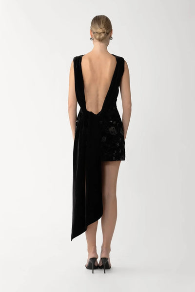 Winter Velvet Mini Dress