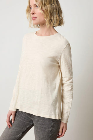 L/S Boyfriend Tee Stone