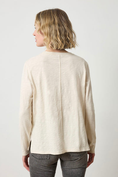 L/S Boyfriend Tee Stone