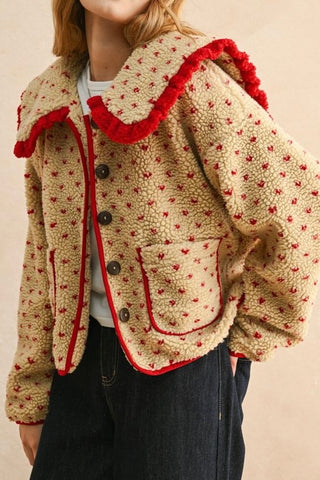 Sherpa Jacket W/Collar