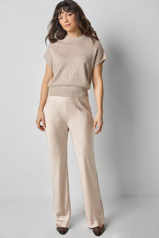 Satin Clean Front Pant