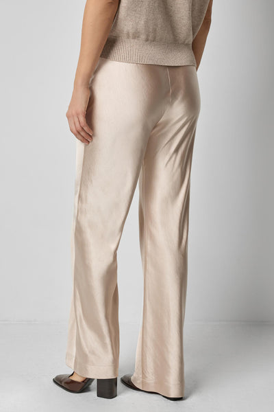 Satin Clean Front Pant