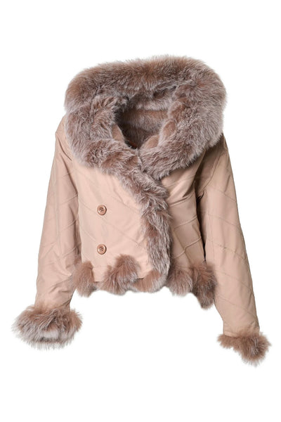Reversible Double Breasted Bomber (Caffe)