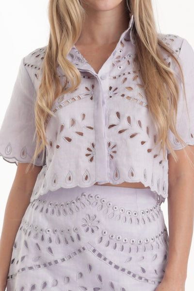 ELIN Embroidered Top