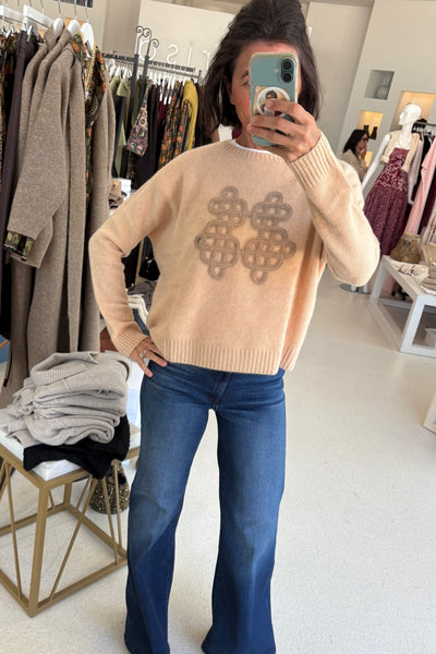 AMELIE SYMBOL Sweater Latte