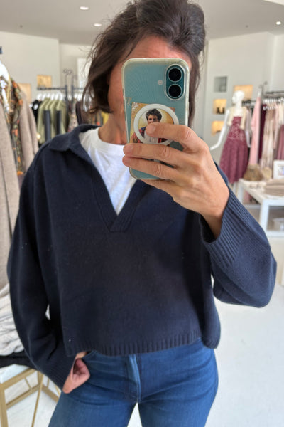 LITA Sweater Marine Fonce