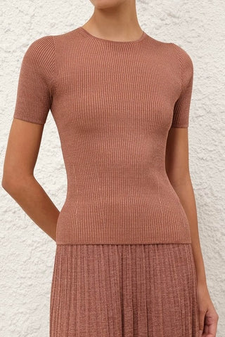 Wanderlust Metallic Tee