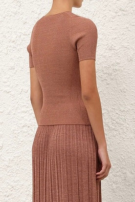 Wanderlust Metallic Tee