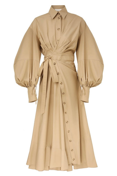 Rebellion Poplin Midi Dress