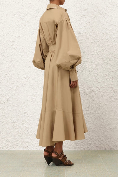 Rebellion Poplin Midi Dress