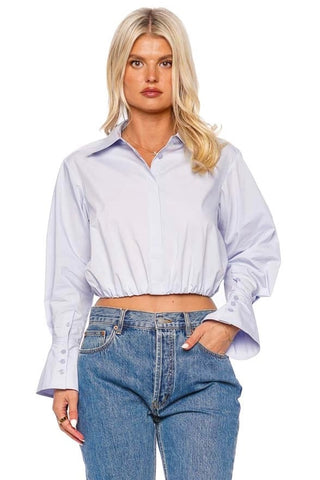 BLYTHE Cropped Button Down