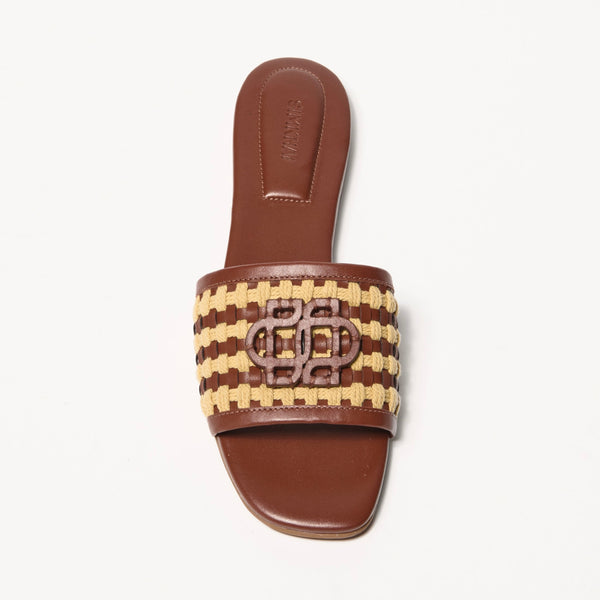 DELPHI Rope Woven Flat Sandal
